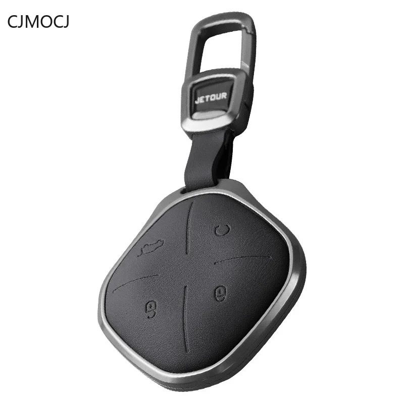 For Jetour Dasheng I-DM Key Case Cover, Aluminum Alloy Car Key Fob Shell , Shockproof Luxury Smart Keychain, Jetour Accessories