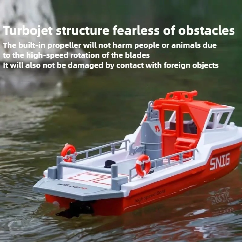 1/32 RC السفن 32 سنتيمتر فرش السيارات الإنقاذ التحكم عن بعد TugBoat متعدد الاتجاهات التحكم RC Schiffe نموذج RTR سفينة لعبة الصبي هدية