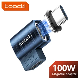 Toocki Magnetic OTG Adapter USB Type C to Type C 100w Magnetic Fast Charging Convertor For iPhone Xiaomi Oneplus Macbook Laptop