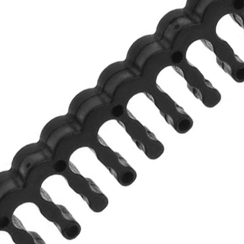 24 pz/lotto PC Cable Comb scheda madre 24pin 8pin 6pin pettine per Computer a maniche lunghe fino a 3.4mm nero