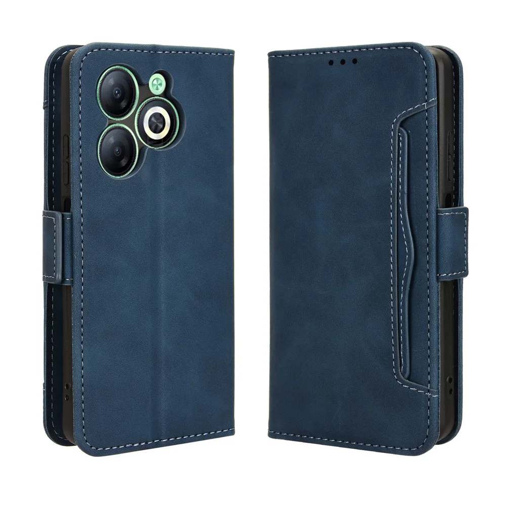 Wallet Cases For Infinix Smart 8 X6525 Case Magnetic Closure Book Flip Cover Leather Card Holder Mobile Phone Bags