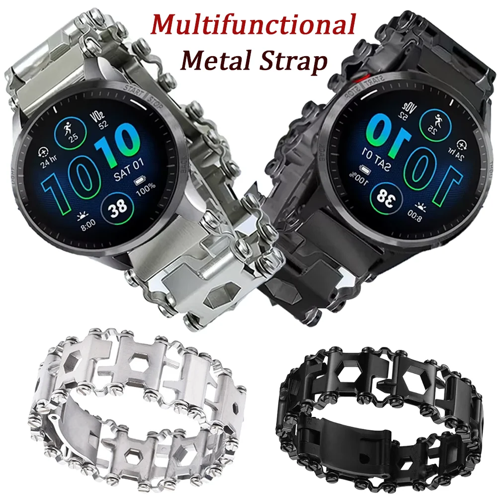cinturino-in-acciaio-inossidabile-da-22-mm-per-garmin-forerunner-970-965-265-255-955-bracciale-sportivo-multifunzionale-garmin-venu-3-2-correa