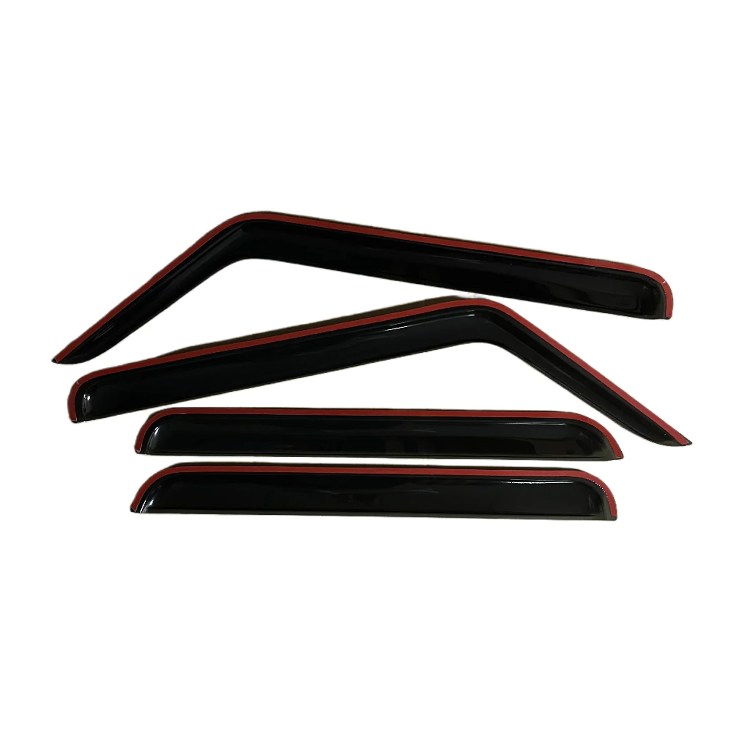 For JEEP COMMANDER 2006-2010 Side Window Visor Rain Guard Side Vent Deflector Weathershield Outside-Mount