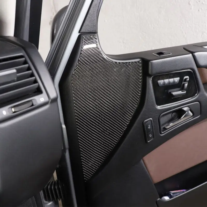 

Car Interior For Mercedes Benz G Class W463 2013-2018 Door Anti-Collision Panel Cover Accessories Trim Soft Carbon Fiber