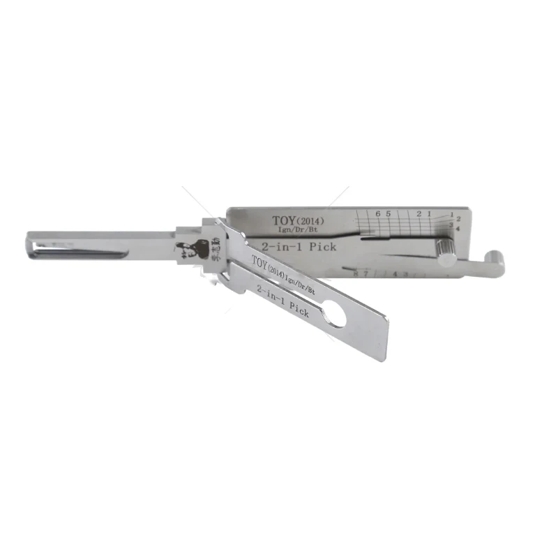 Original Lishi 2-in-1 HU66 HU100 HON66 HU100R HU92 HY22 TOY2 TOY48 HU101 HU162T-8 lishi Pick Tool Door opening tool Stainless s image 3