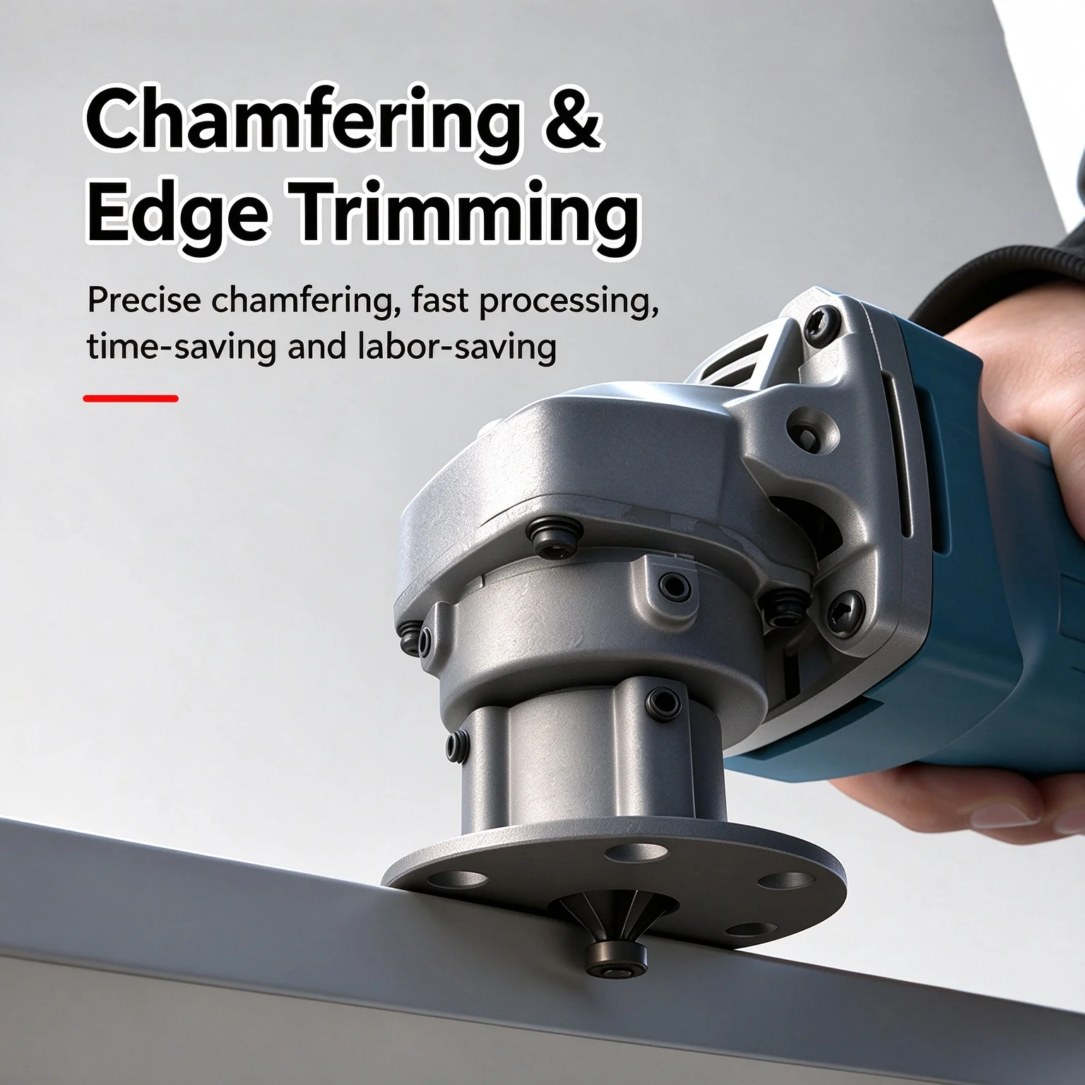 Portable Angle Grinder Chamfering Tool Professional Aluminum Cast Iron Chamfer Bit Multifunctional for Angle Grinder