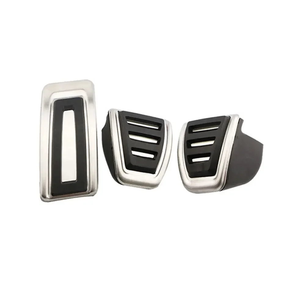 LHD Rvs Auto Pedalen voor Audi Q2 2016-2024 A3 8V 2013-2019 Gas Rem voetsteun Pedaal Pad Cover Accessoires