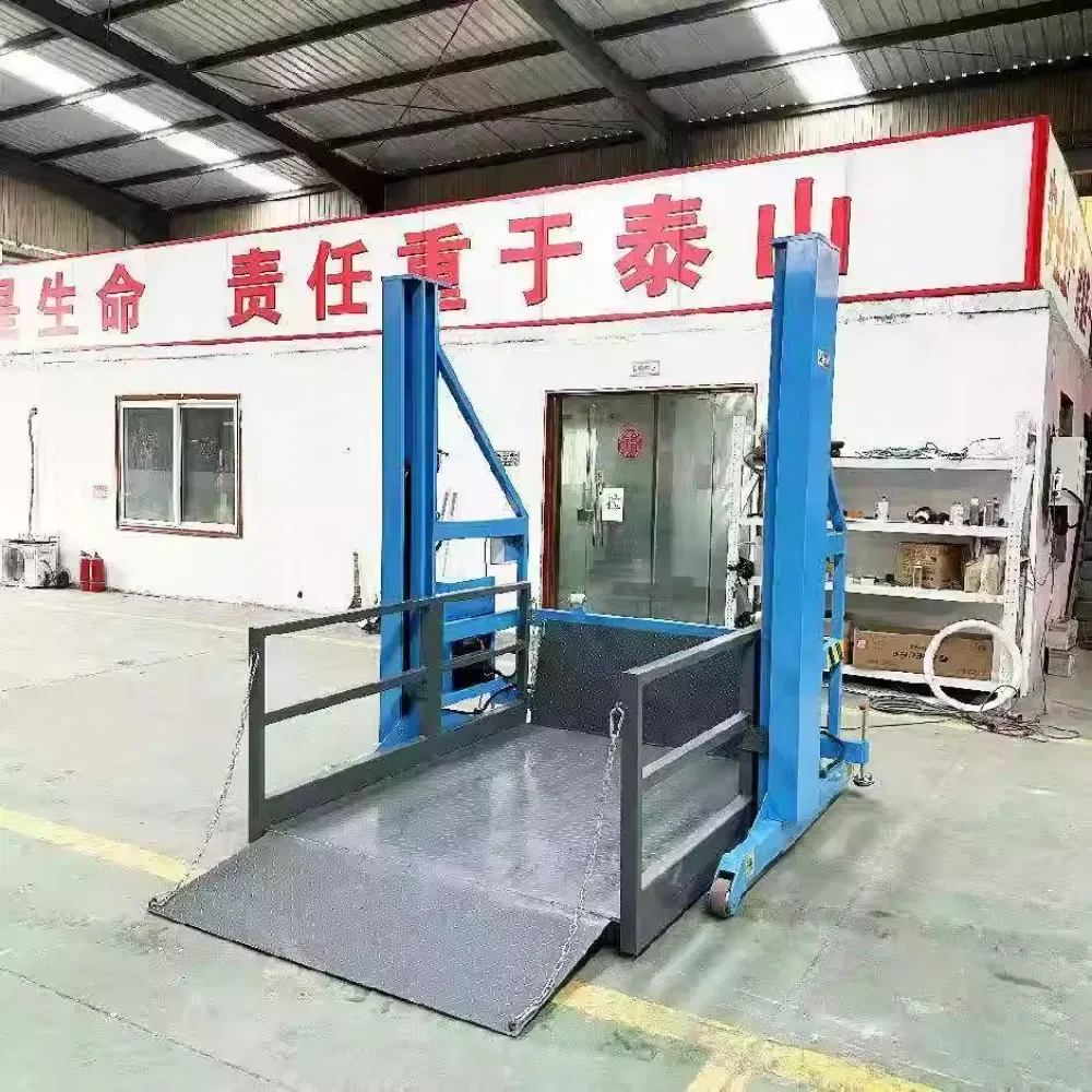 Ascenseur hydraulique à charge lourde pour camion à plate-forme de chargement et de déchargement mobile