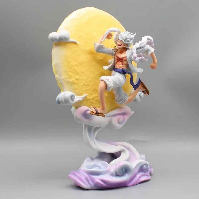 Ein Stück Anime Figur Mond Fee Nika Affe d Ruffy Action figur Statue Modell Puppe Sammlung Weihnachts spielzeug Geschenk 29cm