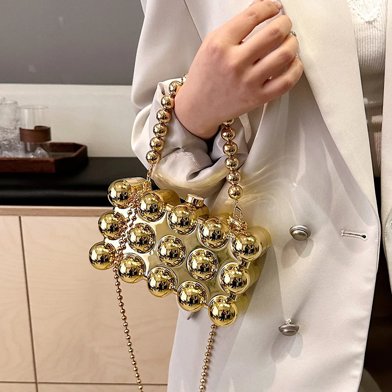 Acrylic Small Square Bags for Women Trend 2024 Fashion Evening Handbag Woman Chain Hard Cute Mini Female Shoulder Crossbody Bag