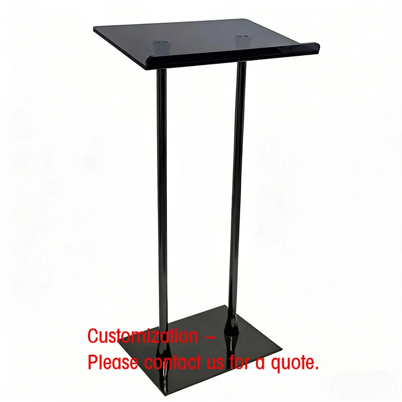 custom.Factory Direct Supply Custom Modern Acrylic Iron Display Stand Freestanding Multi-functional Save Space Wedding Podium