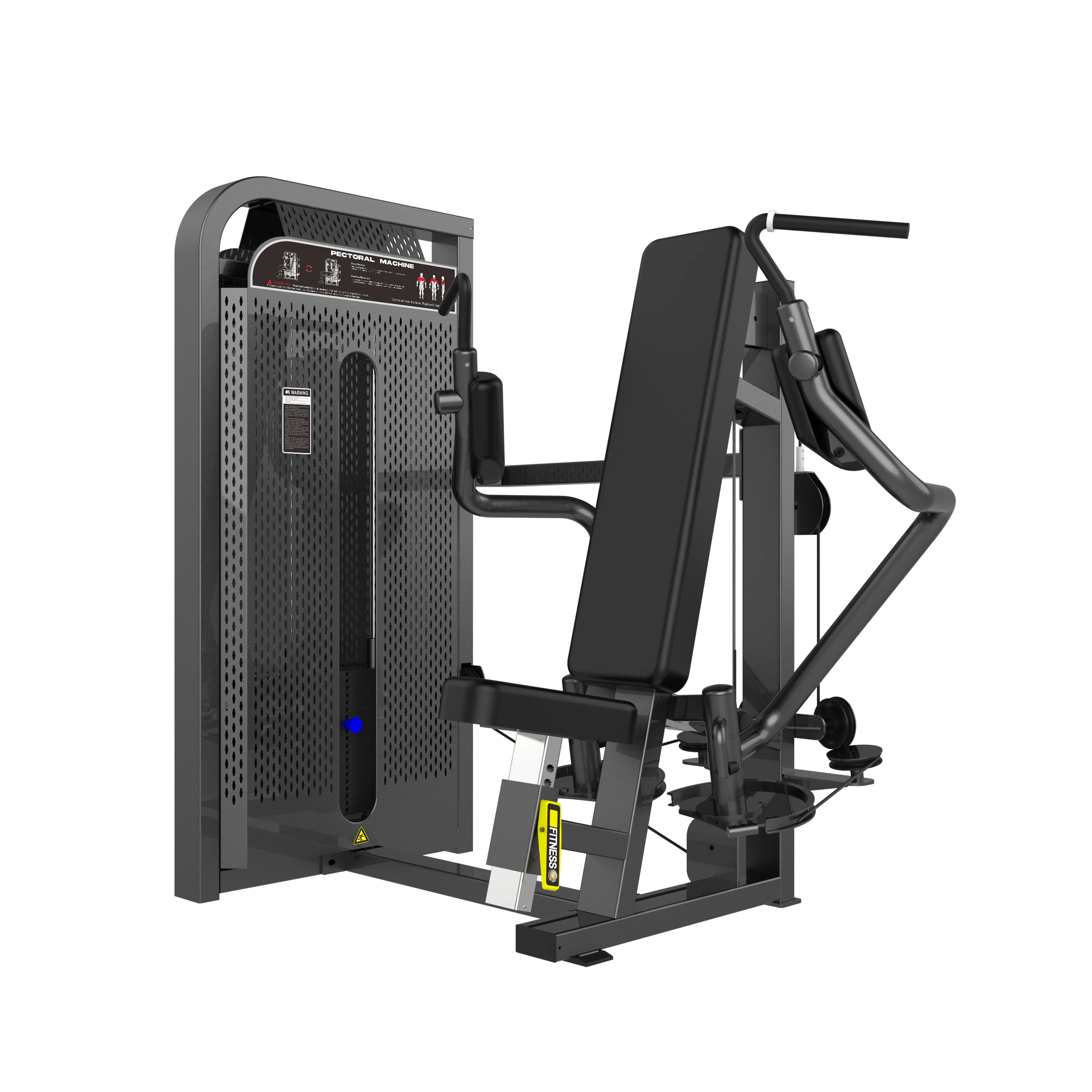 Fitness Pectoral Fly Pin Load Selection Machine, Commercial Gym Equipment, BodyBuilding Machine