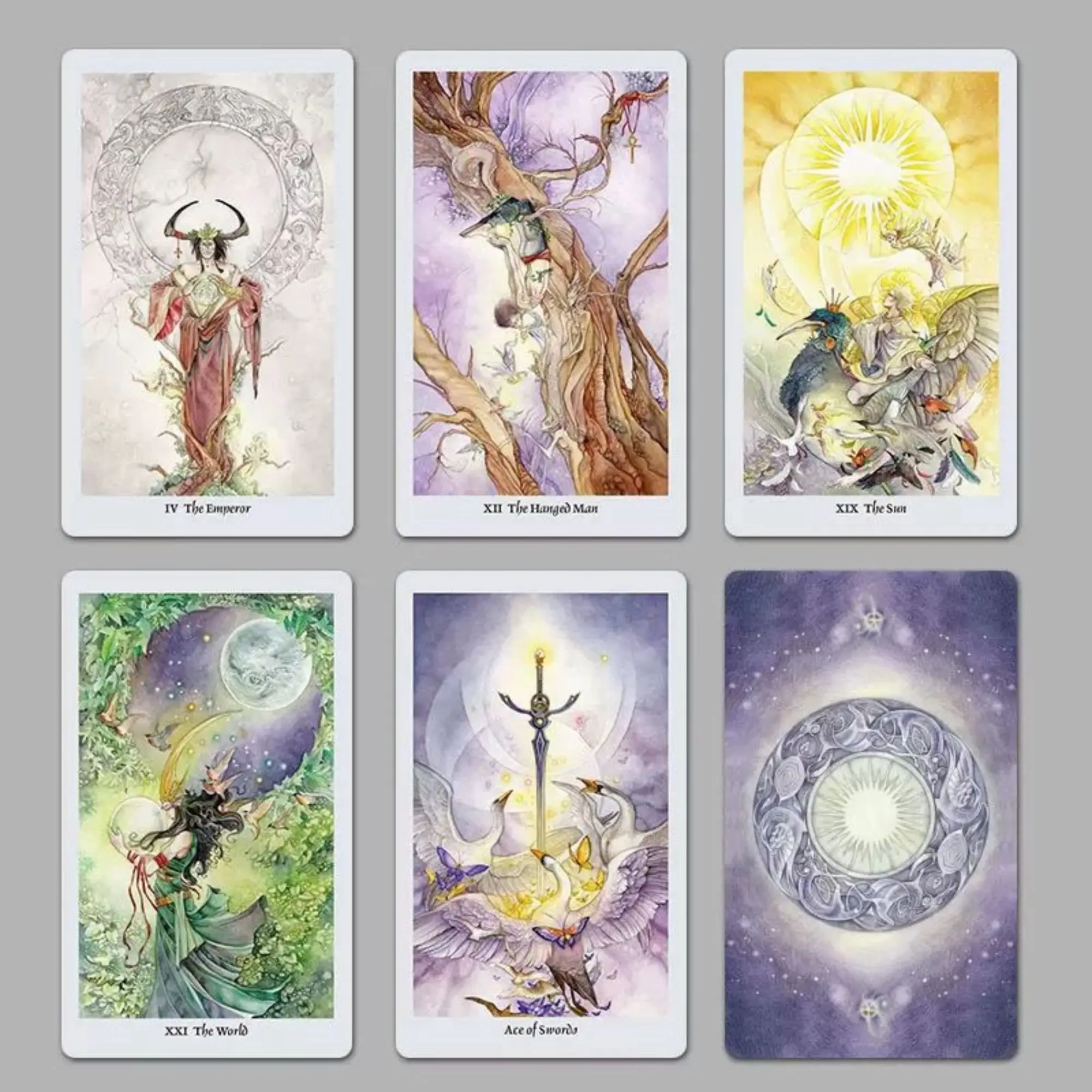 Shadowscapes Tarot 78 Cards/Set 12x7cm Beautiful Purple Design For Friends Gift Board Game Holiday Party Leisure Funny Games