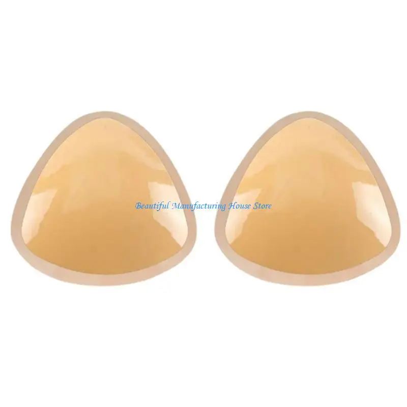 E56A Adhesive Boob Pads Bras Pad Double Sided Sticky Bras Inserts Breathable Silicone Push Up Breast Pad for Swimsuit