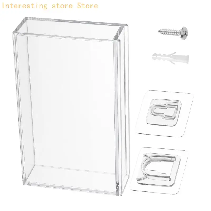 Acryl-Wand- oder Regal-Displaybox für die Aufbewahrung von Handsammlungen, durchsichtiges Gehäuse mit Schiebedeckel und – Detail 7