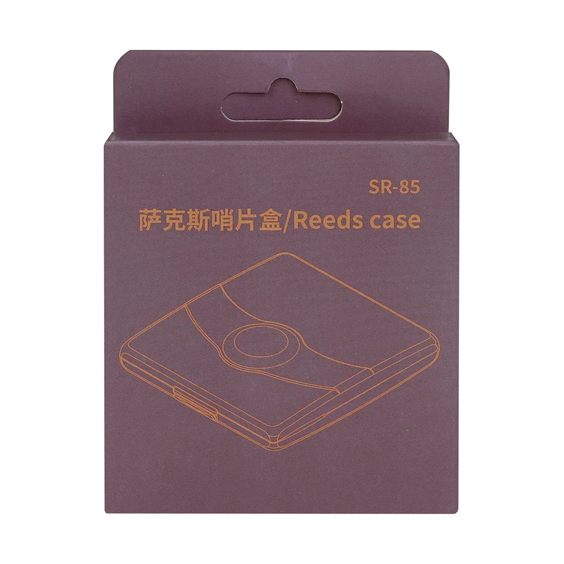 Saxophone Clarinet Oboe Reeds Case 8 Reeds Grids ABS Case Storage Box Waterproof Wear Resistant Universal