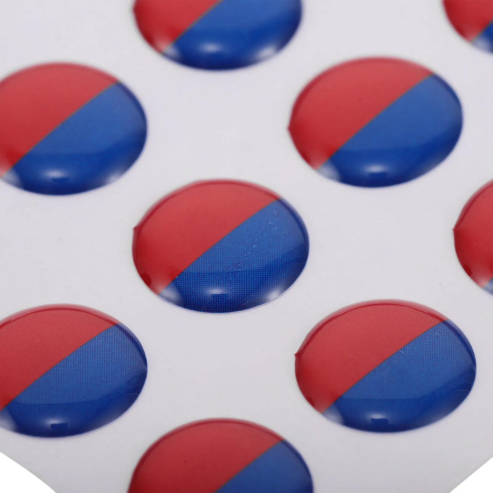 20Pcs Hot Cold Water Faucet Stickers Waterproof Epoxy Surface Sink Labels for Bathroom Kitchen Temperature Identification view 5