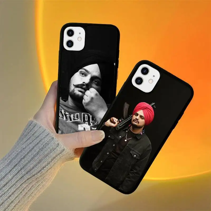 Sidhu Moose Wala singer Phone Case For iphone 12 11 13 7 8 6 s plus x xs xr pro max mini shell