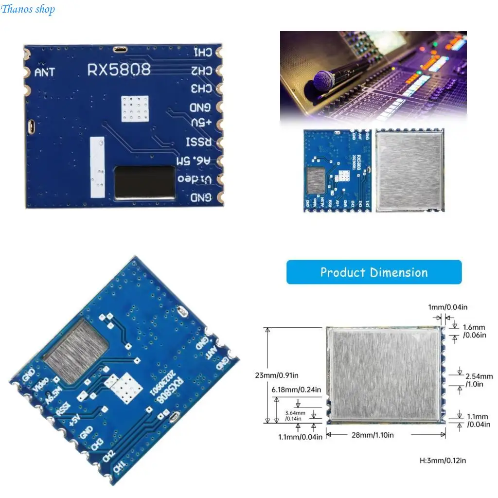 

Energy Saving Receiver Circuit Module Long Runtime Precisions Frequency Lock Technology X37A