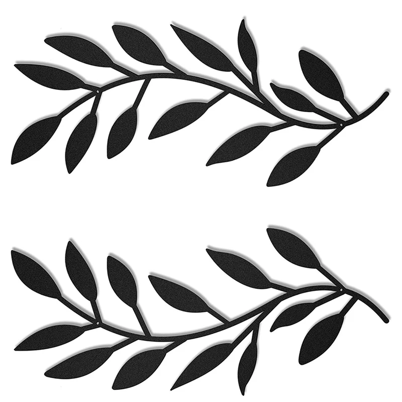 فن زخرفي للجدران على شكل ورقة معدنية ، حديد مطاوع ، محطة مستقلة سوداء ، أجزاء داخلية ، ديكورات حرفية لغرفة المعيشة ، 2 2.2