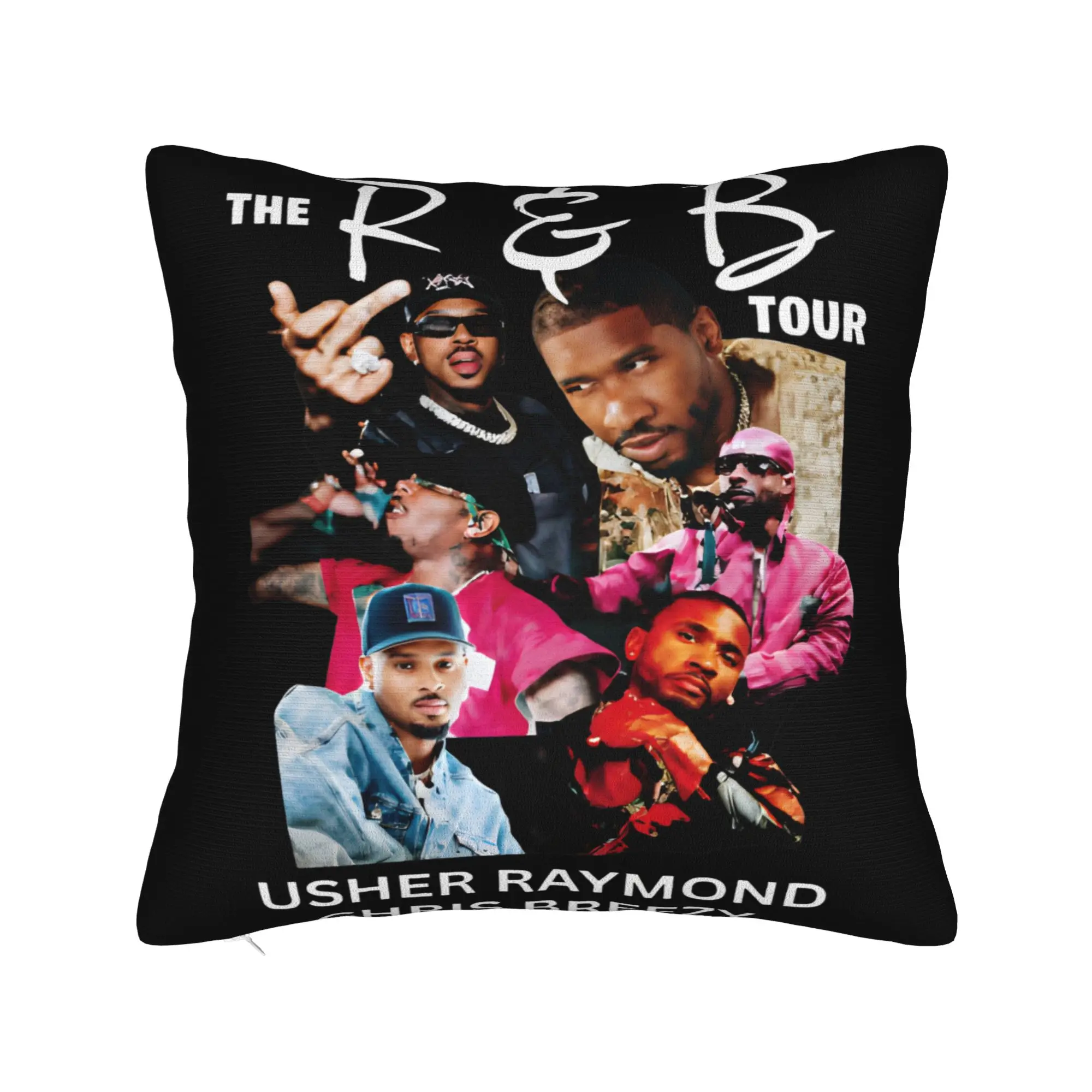 Chris Brown And Usher The Rb Tour Pillow Case  Raymond And Brown Comfy Pillow Kawaii Pillowcases For Wedding Party Home Decor