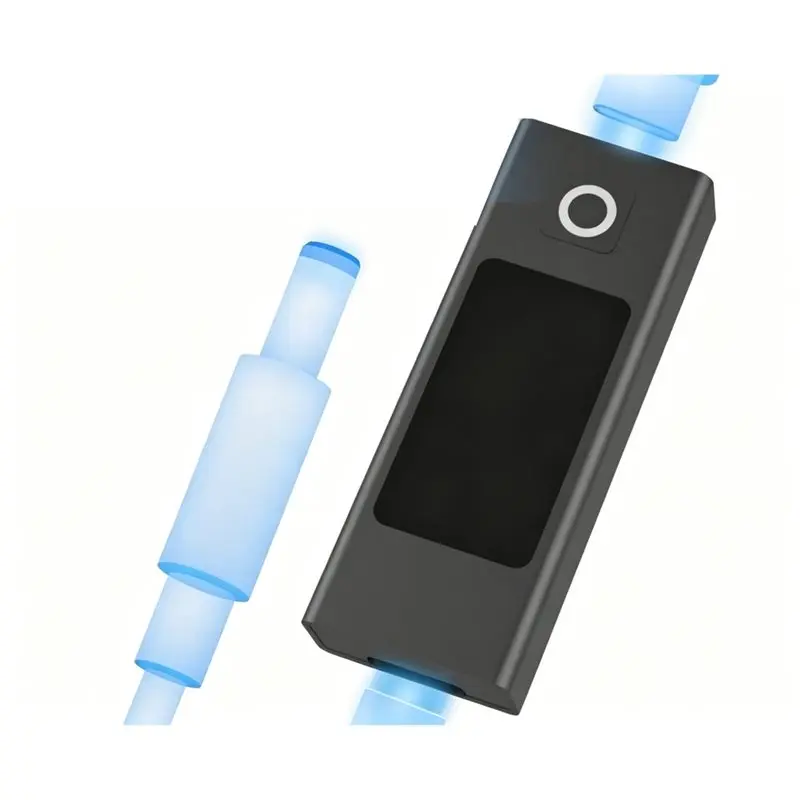 A13E-140W PD Fast Charge Trigger, 5-28V Adjustable Type-C To DC Cable With IPS Display For Laptop Router