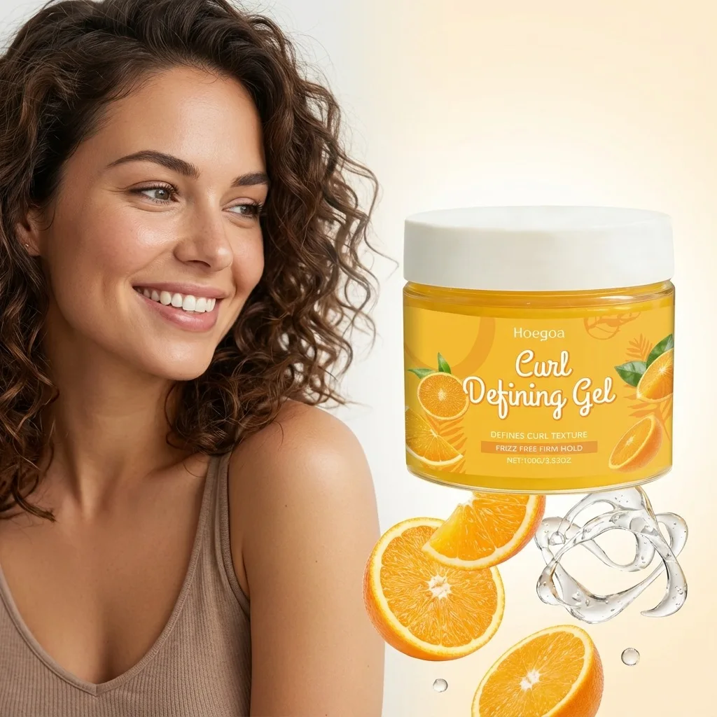 Curling Styling Gel Hair Control Wax Smoothing Styling Pomade Defined Coily Hair Anti-Frizz Hair Wax Curl Activator Hair Gel