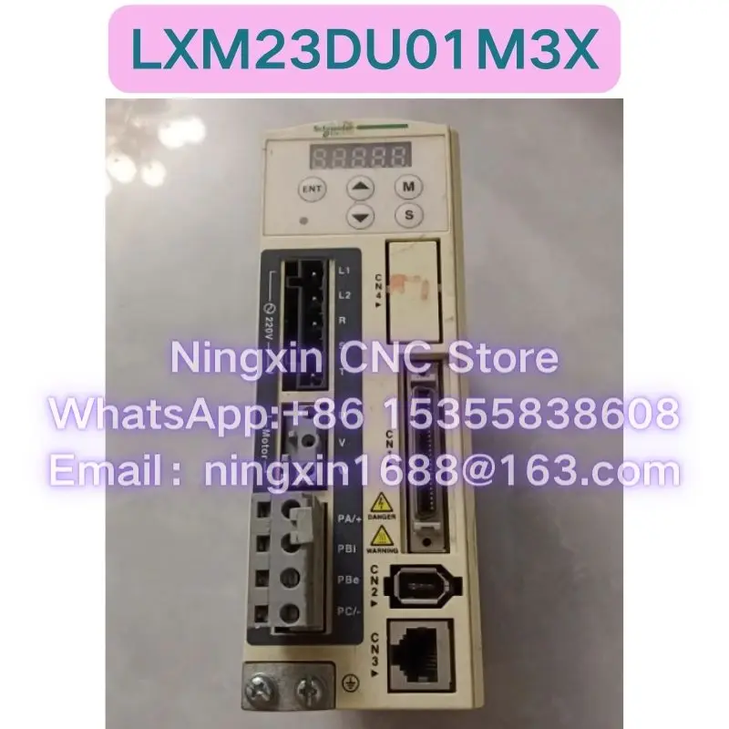 Second-hand LXM23DU01M3X Servo Drive Tested OK