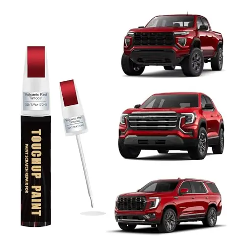 Volcanic Red Tintcoat(GNT/WA170H) Car Paint Touch Up Pen Compatible with GMC,Automotive Scratch Remover for Nicks & Chips Repair