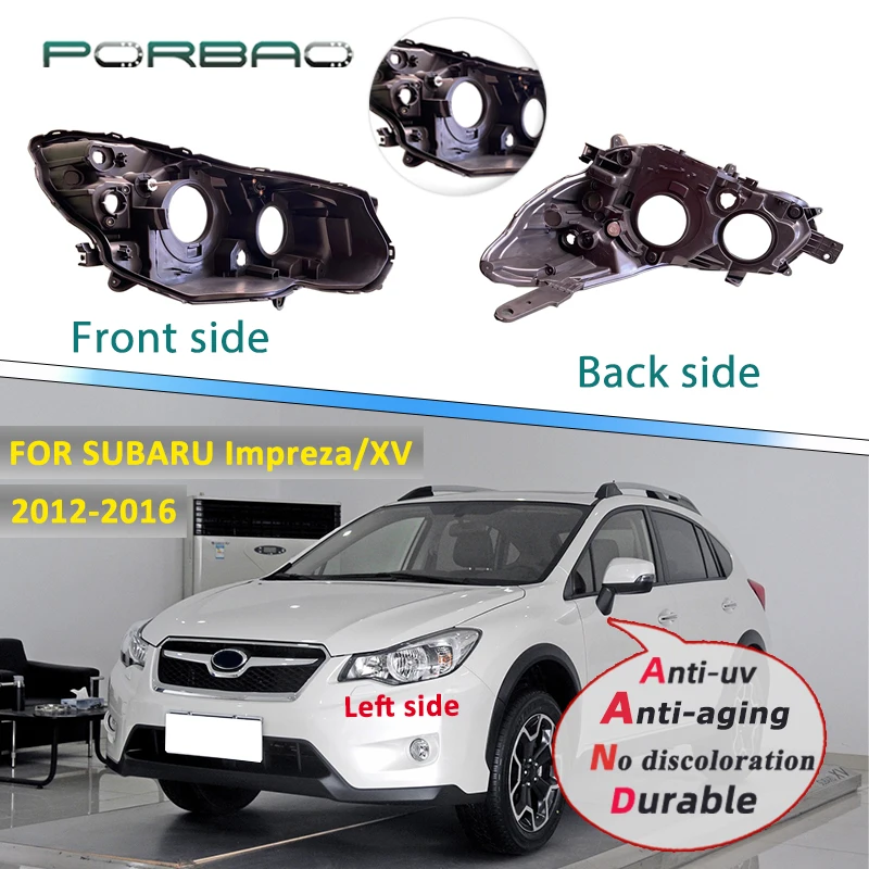 

Headlight Back Housing For Subaru Impreza XV 2012 2013 2014 2015 2016 Front Headlight Cover Black Base Bottom Protection Shell