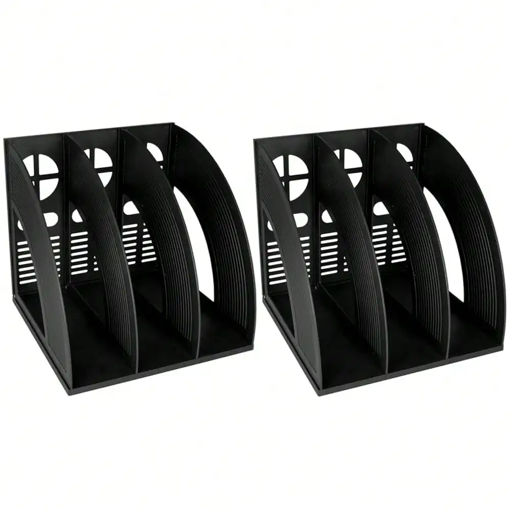 

Magazine File Holder Desk Binder Holder Plastic File Sorter Folder Organizer Stand Book Shel F Dividers Vertical Filling