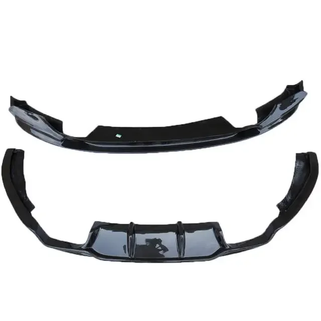 3D Style Body Kit Front Lip Side Skirts Rear Diffuser For F85 X5M F86 X6M Carbon Fiber Bodykit