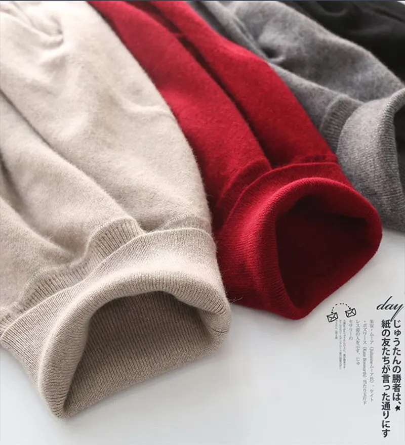 100% Pure Cashmere Wool Turtleneck Sweaters For Men Pullover 2023 Autumn Winter Soft lightweight Warm Knitted Sweater Pull Homme