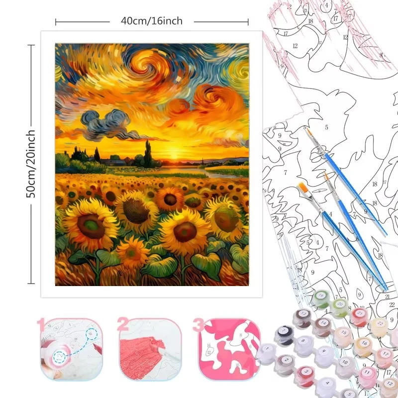 طقم رسم بالأرقام للكبار المبتد - مراجعة Art Craft Game وسعره