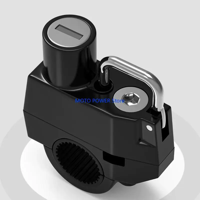 

G7ND Secure Motorcycle Helmets Locks Compact Designings Motorbike Security Lock set