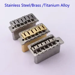 Super Quality 6 Points Tremolo System Bridge With Stainless Steel / Brass Saddle Block - Made in Japan