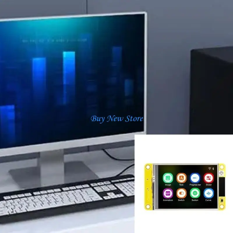 

20ce 2,4 дюйма 240x320 Display ЖК -модуль TFT Dual CPU ESP32 LVGL WiFi и Development Board