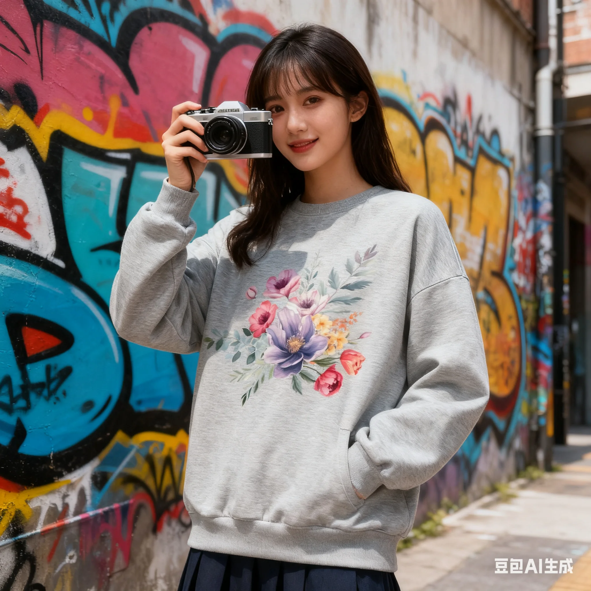 

Women's Sweatshirts Round Neck Pullover Floral Long-sleeve Sweatshirt Casual Printed Pattern Sweater Winter Woman Clothes 2025