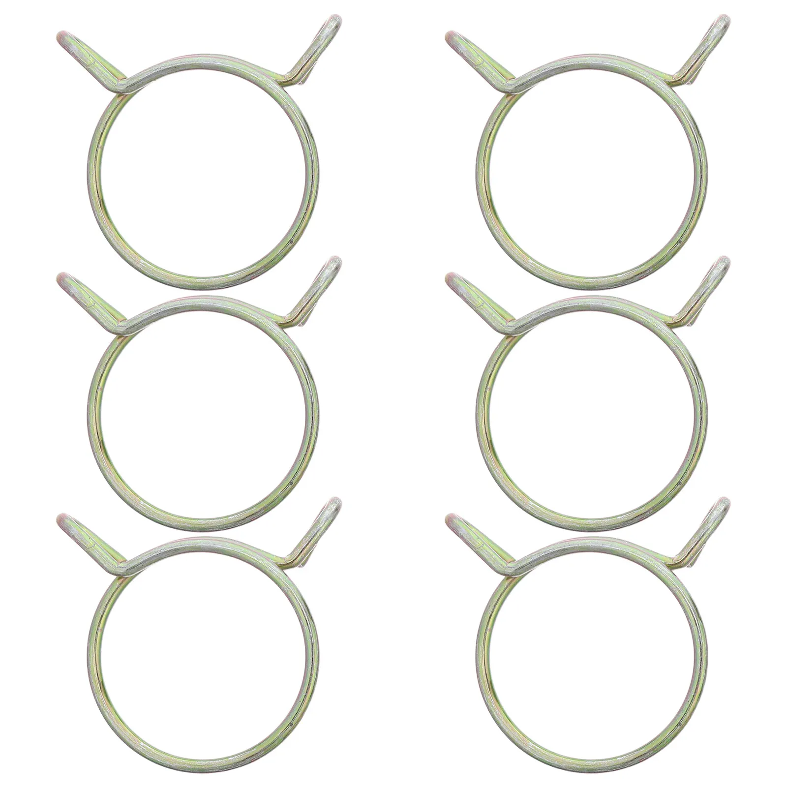6pcs Agricultural Wire Spring Hose Clamps for Corn Planter, Seeder, Boot Feed Hose – Quick-Release Farm Pipe Retainer
