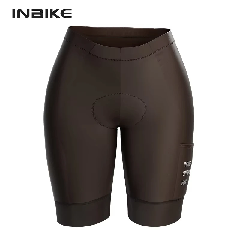 AliExpress INBIKE Bicycle Shorts Women Cycling Underwear Padded Biking Bike Clothing with Pockets Breathable Road Bike Cycling Riding Pants