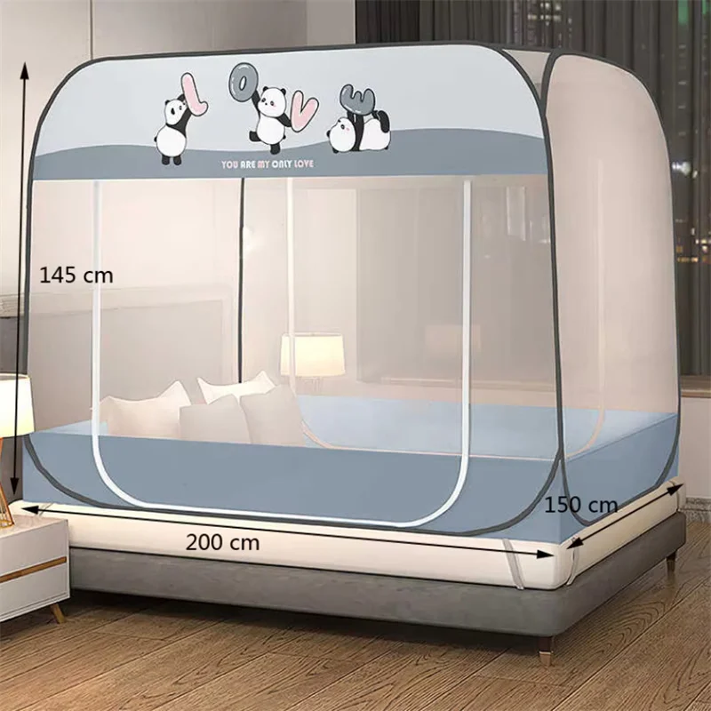 Home Decor Foldable Mosquito Net Summer Mongolian Yurt Mosquito Net Big Space Adult Mosquito Net Durable Breathable Mosquito Net
