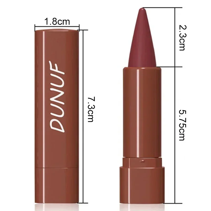 Tapered Gradient Lip Liner Matte Black Brown Velvet Lipstick Waterproof Non Sticky Contouring Tint Lipliner Crayon Lip Makeup