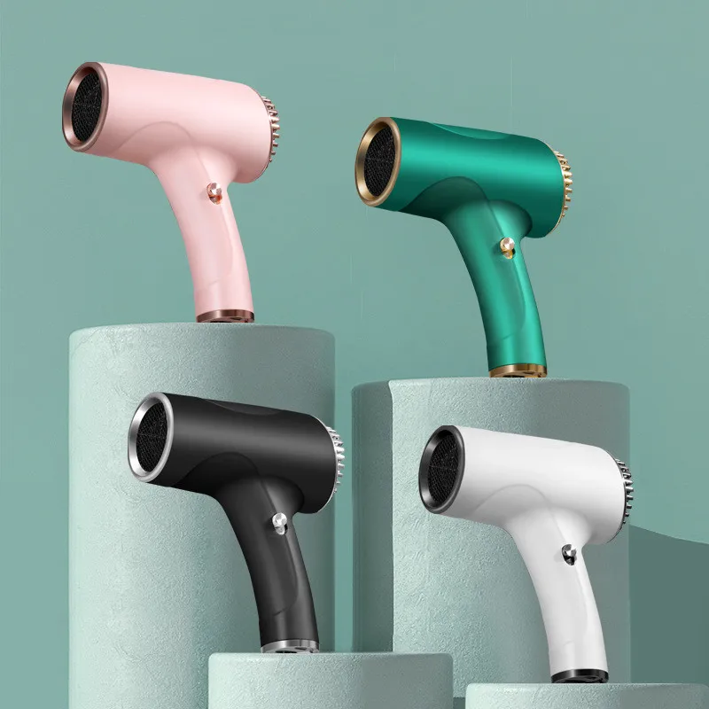 New Wireless Portable Hair Dryer High Power Household Travel Speed Dry Negative Ion Charging Dual Purpose Hair Dryer