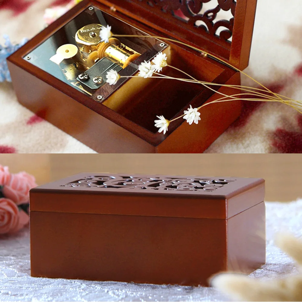 Bevigac Mini Vintage Clockwork Music Box Musical Toy with Melody of Castle In The Sky Gift For Christmas Birthday Valentine9s