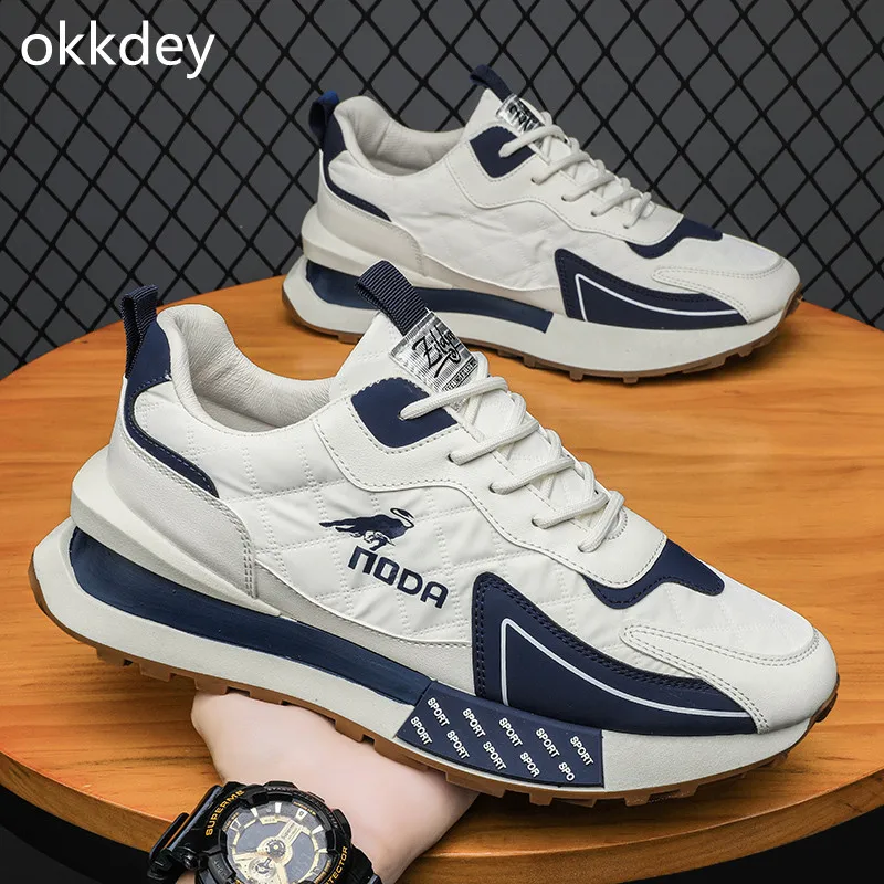 2023 New Outdoor Casual Trendy All-match Comfortable Platform Sneakers Men Round Toe Lightweight Safety Designer Replica Shoes