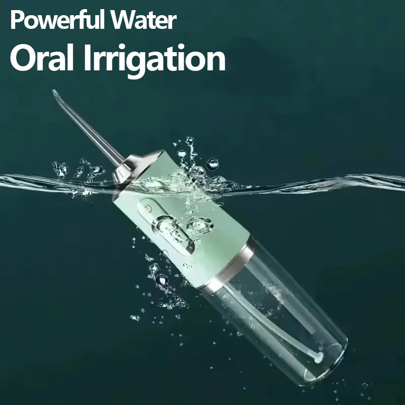 

Мощный ирригатор для полости рта с ультразвуком и подачей воздуха, водонепроницаемый IPX7, для чистки зубов и гигиены полости рта