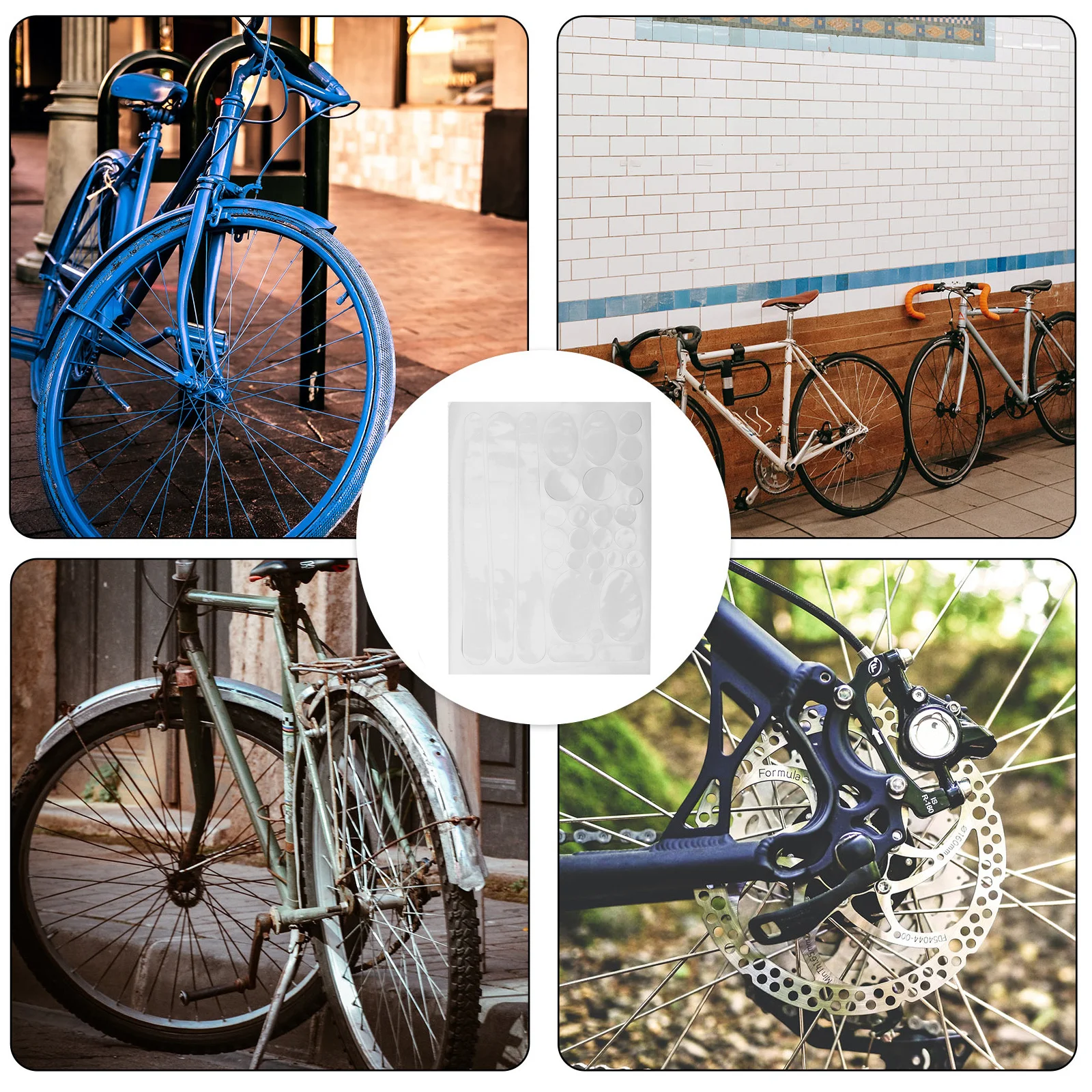 

3Pcs Bike Frame Protection Stickers Strong Adhesion Clear Anti Scratch Decals Kit Mountain Bike Chainstay Guard