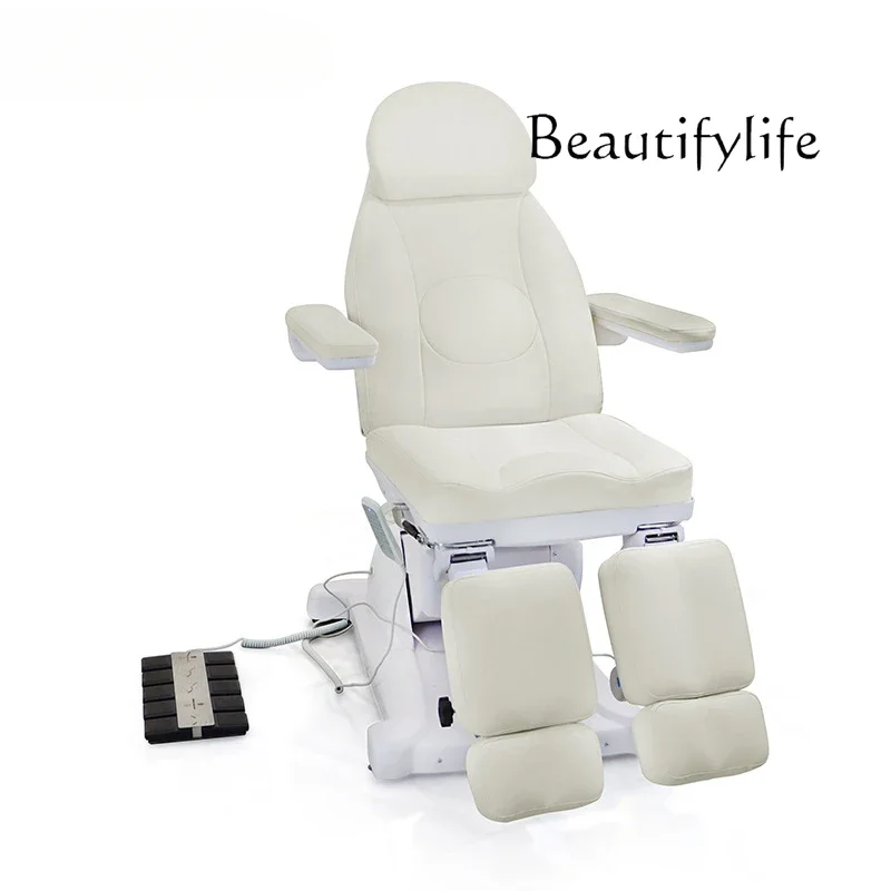 

pg45Electric Foot Care Chair Maintenance Bed Rotatable Seat Adjustable Leg Support Beauty Pedicure Chair