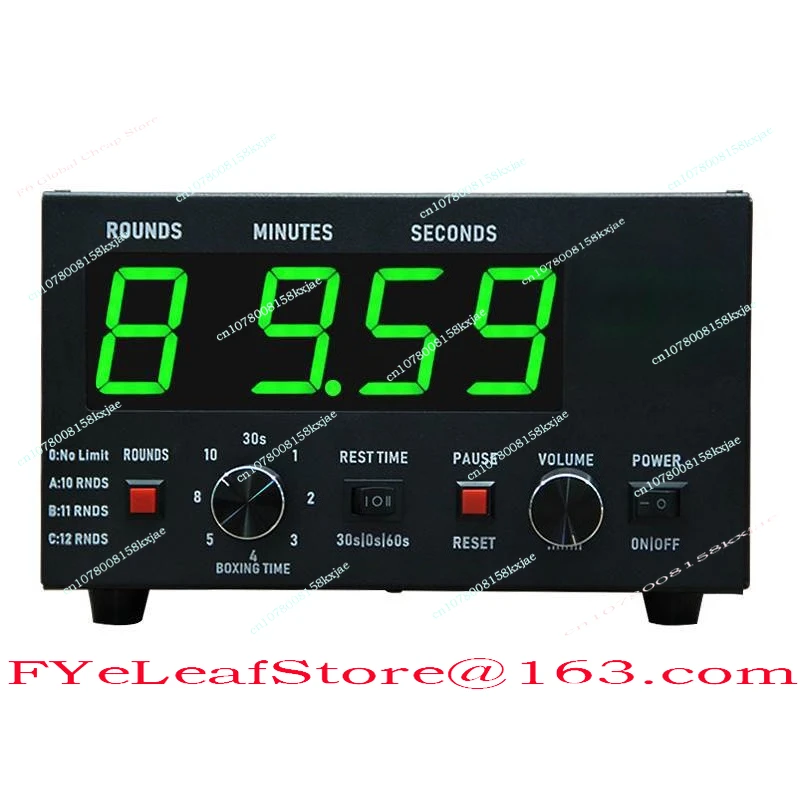 CP040 LED Boxing Gym Round Interval Timer Training Workout Clock Digital MMA Boxing Timer