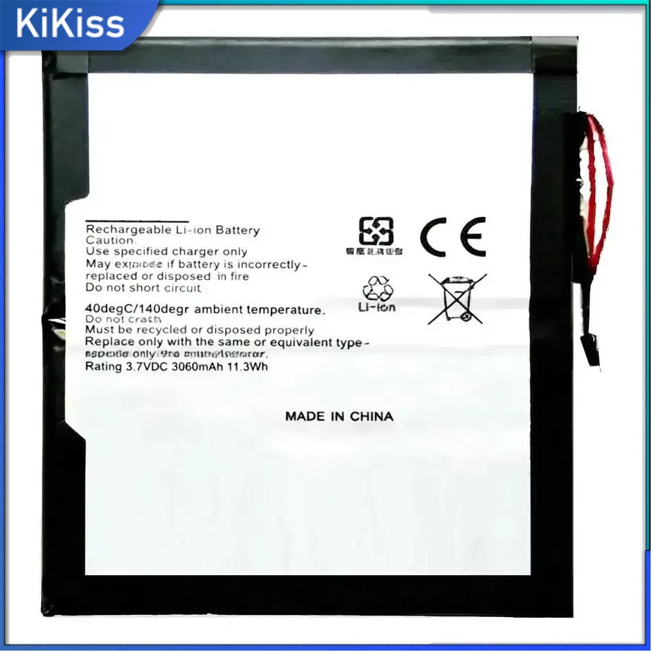 

Аккумулятор для планшета с быстрой зарядкой для Miopad 6 Plus, надежный блок питания SJS3060, 3060 мАч